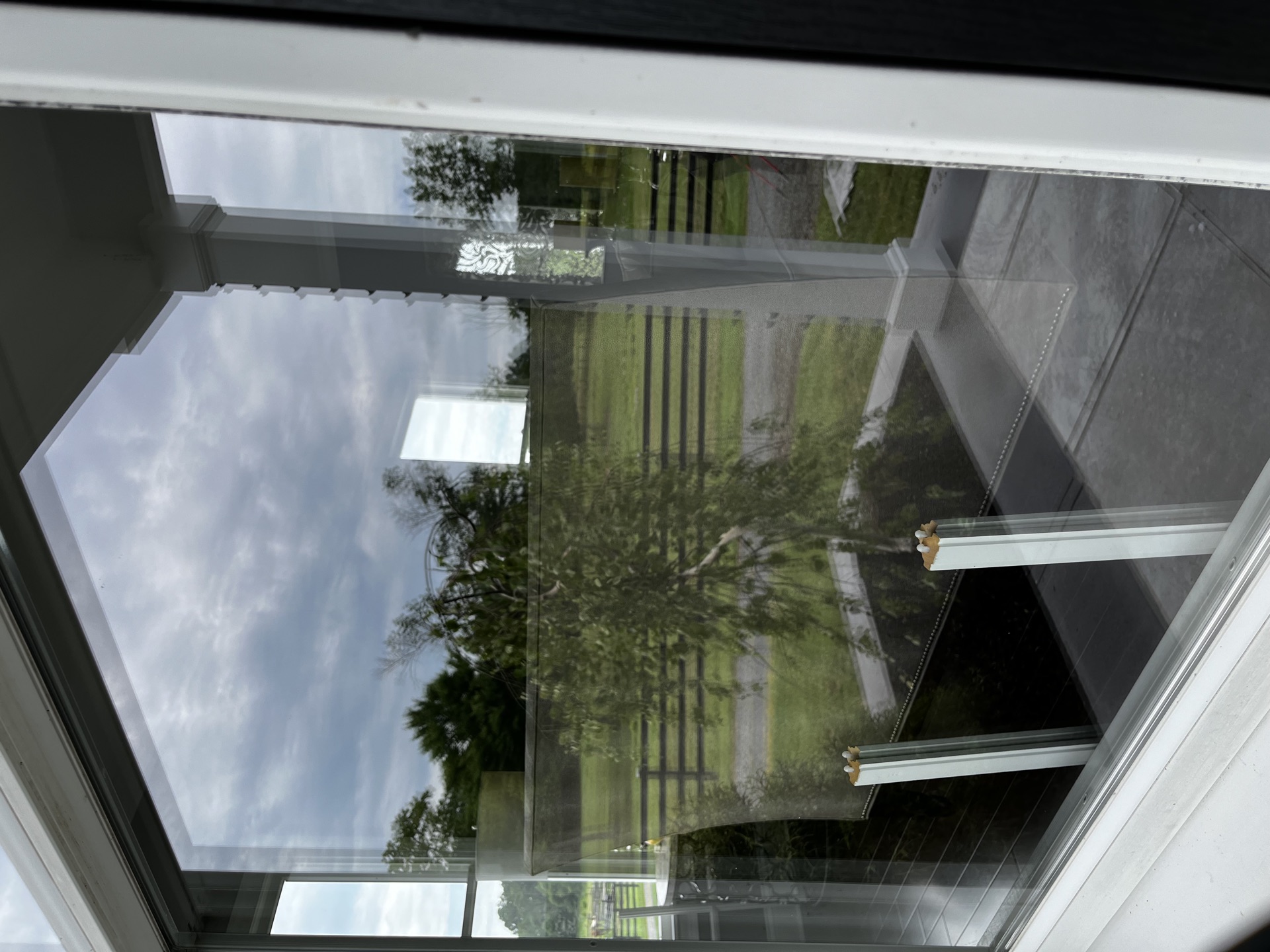 Before window cleaning