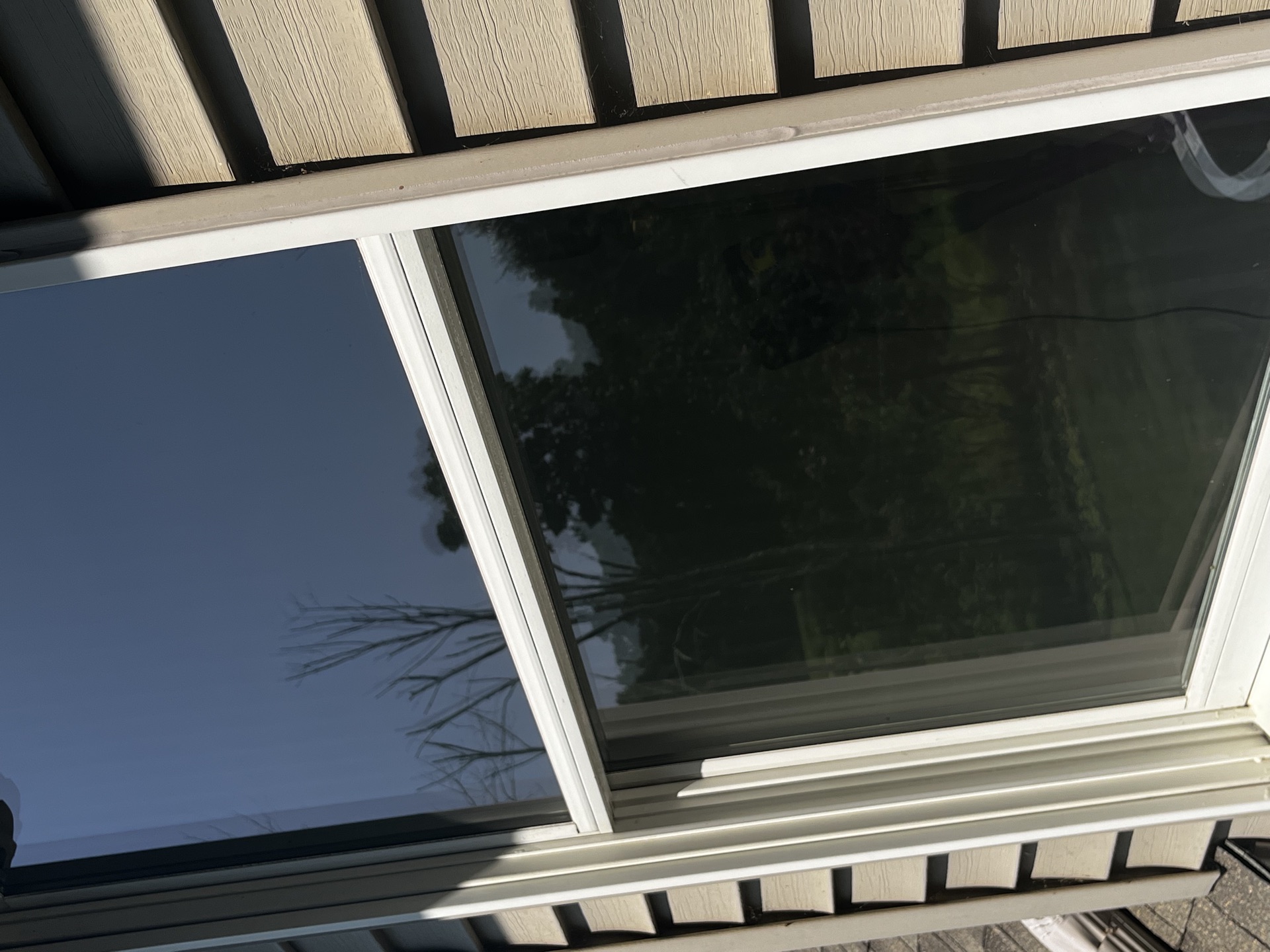 Before window cleaning