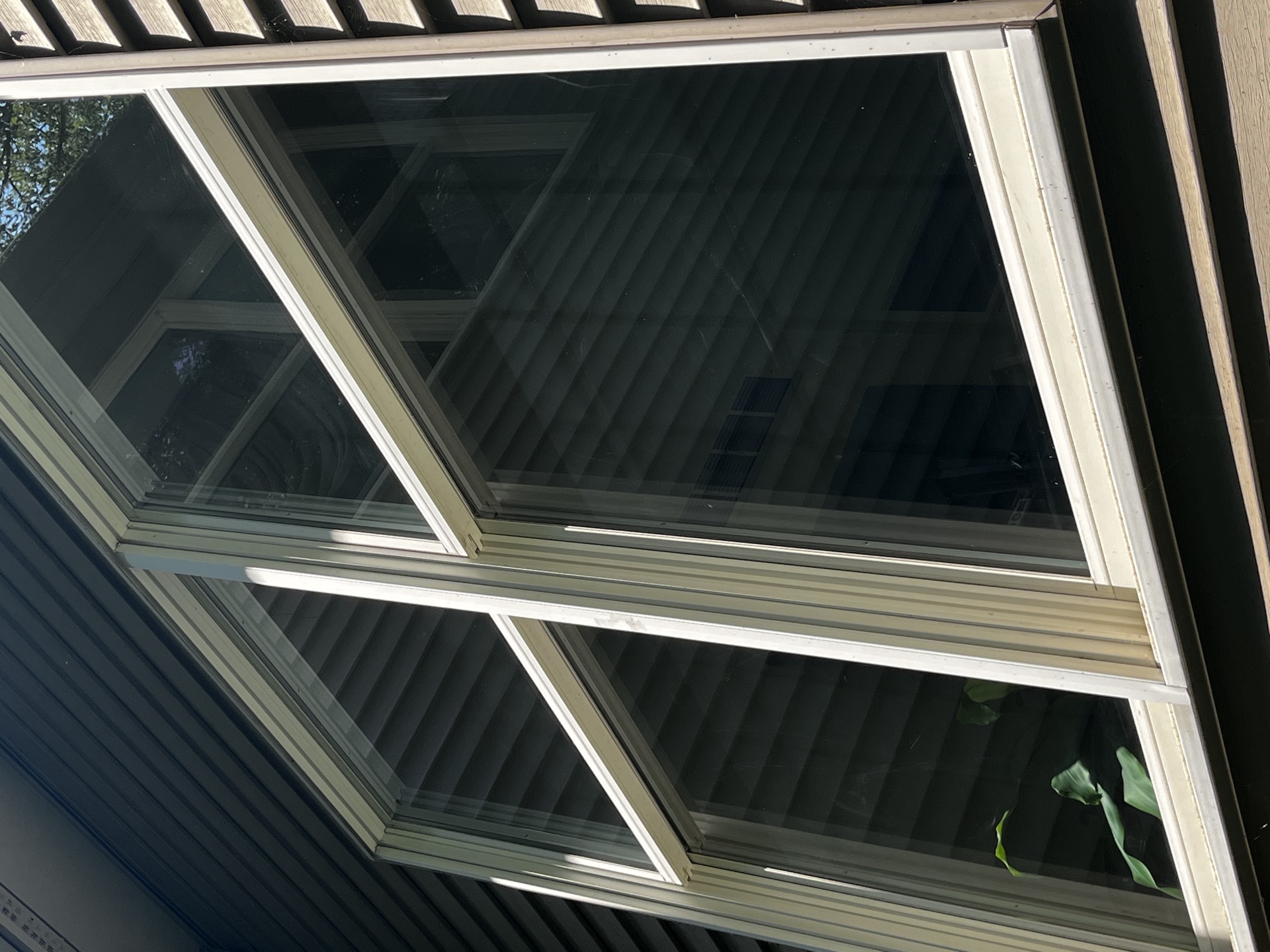 Before window cleaning