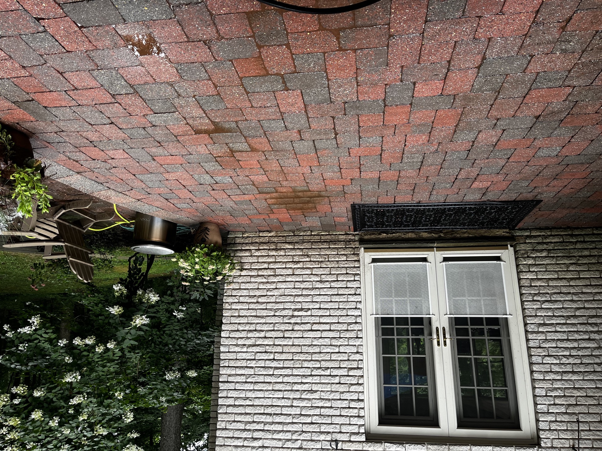Before power washing